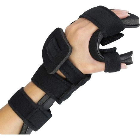 Attelle de main pour AVC - Attelle de main souple de repos pour les contractures en flexion (1/3)