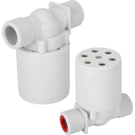 Robinet à flotteur 3/4 pouce à entrée latérale, vanne automatique de régulation de niveau d'eau pour réservoirs, châteaux d'eau et piscines (1/5)