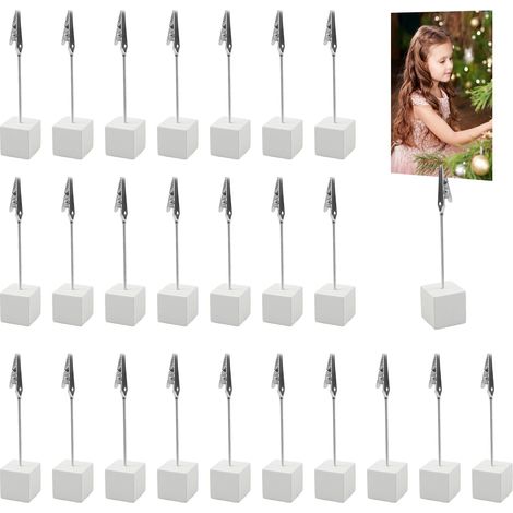 30 Pièces Mémo Porte Photo Pince Mémo Clip Multifonctionnels (1/5)