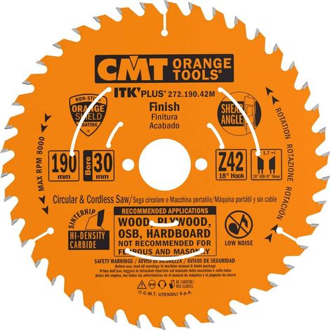 272.190.42M LAME CIRCULAIRE (ULTRA ITK) 190X1.3X30 Z=42
