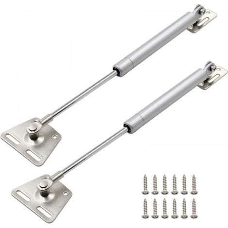 Vérin à gaz 100 N/22,5 lb, support de levage de sécurité de 29 cm de long, ressort à gaz, amortisseur à gaz, support de couvercle, paquet de 2 (1/4)