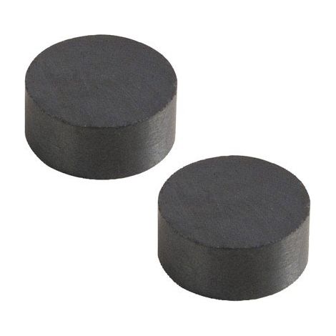 Magnete rotondo in ferrite Wolfpack Ø 22,5x10 mm. (Blister 2 Pezzi)