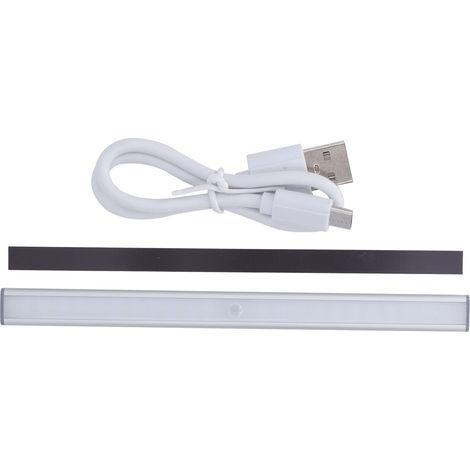 LED light with motion detector, human body induction magnetic strip, built-in battery, USB charging (1/5)