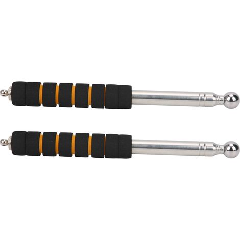 Lot de 2 tiges télescopiques 130cm pour inspection de carrelage, marteau de tambour portatif de test mural (1/5)