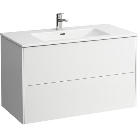 Waschtisch PRO S BASE m WTU 2 Schubl. 1000x500mm we glänz. (1/5)