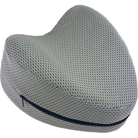 Coussin de positionnement compensé visco pour jambes et genoux – Mousse à mémoire ventilée – Soutien ergonomique – 23 cm – Aznar
