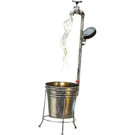 Lampe solaire pour robinet de jardin, décoration extérieure en fer forgé, arrosoir, lampe pour pot de fleurs, éclairage de chemin (1/5)