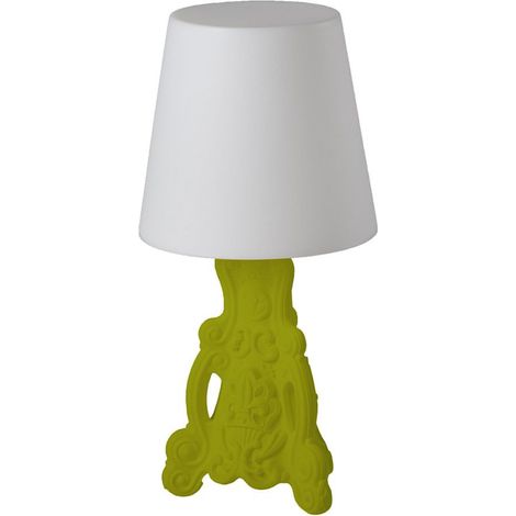 Lady of Love Verde lime originale Slide di design lampada da appoggio di design colorata barocca interno esterno giardino soggiorno ingresso camera sala da pranzo credenza tavolo