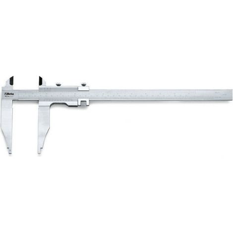 Calibro a corsoio in acciaio inossidabile temprato in astuccio di legno A Max mm 200 ar. 1654 (1/2)