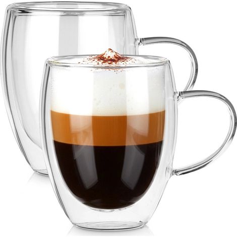 Doppelwandige Thermogläser, 320 ml, 2er-Set