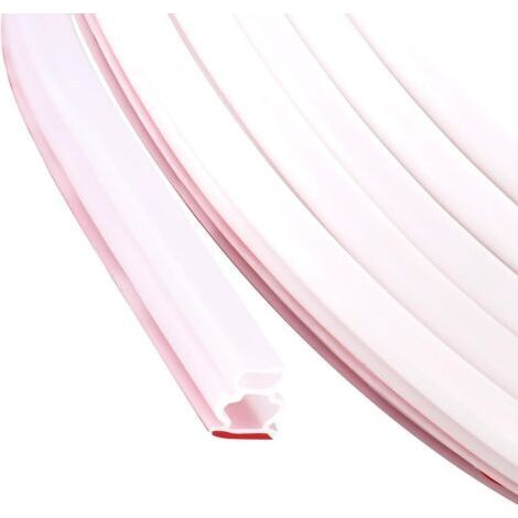 (6m)10mm x 10mm Self-Adhesive Weatherstrip for Window Doors Rubber Seal/Anti-collision/Noiseproof/Waterproof/Dustproof (1/5)