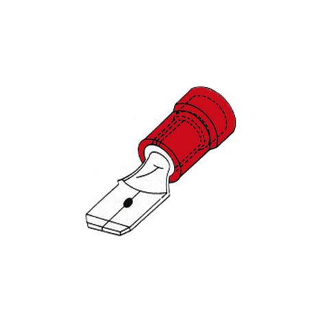 COSSE MALE 4.8mm ROUGE FRM4 RI1395