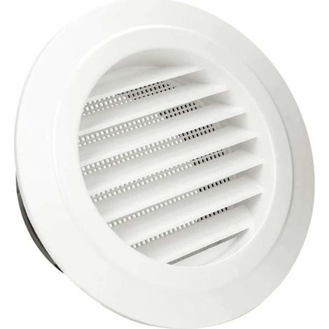 Bouche de Ventilation,6 Grille de Ventilation Ronde ABS avec Anti Insectes Grille de Protection pour Conduits,Bouche de Ventilation avec Grille de Protection (ø150mm) (1/5)