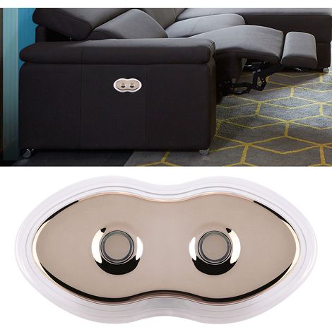 Télécommande à 2 boutons avec rétroéclairage LED pour fauteuil massant et canapé électrique (1/4)