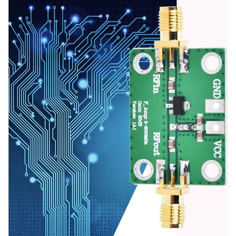 HF-Breitbandverstärkermodul, rauscharm, 50–4000 MHz, 5 V DC, 21,8 dB Verstärkung (1/5)