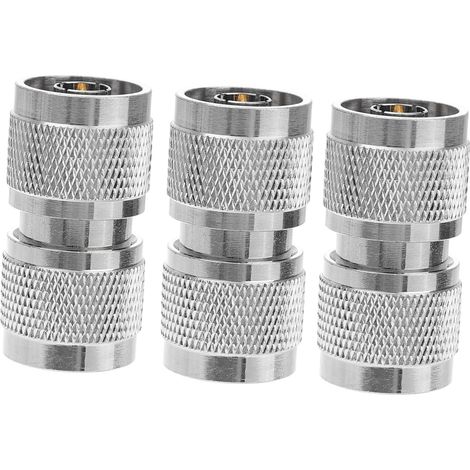 3stücke Koaxialstecker Adapter Uhf-stecker N-stecker Koaxialadapter Für Antennen Rundfunk Kabel Drahtlose Geräte Videoüberwachung (1/5)