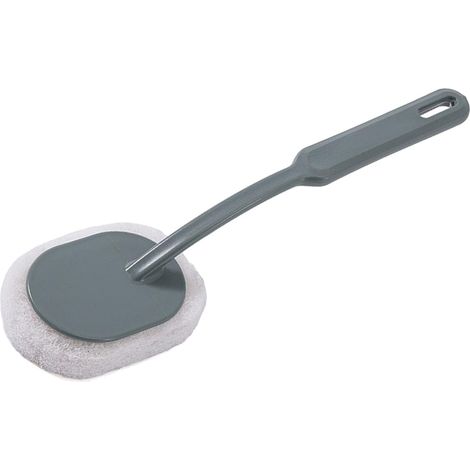 Long-Handled Scrub Brush with Sponge Head for The (1/5)