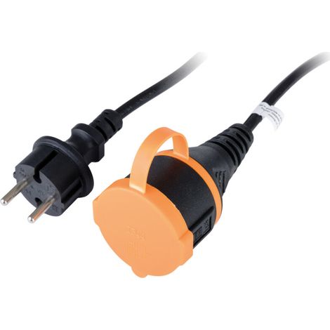 – Rallonge étanche 2P H05VV-F 2x1,5mm² 25m – Protection IP44 pour usage extérieur – Alimentation tondeuses et outils de jardinage (1/5)