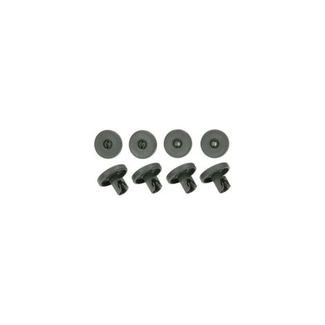 Kit 8 Rolletes cestino grigio inferieur per lavastoviglie 50286965004 AEG, Arthur Martin Electrolux, Electrolux, Ikea, Juno, Leonard, P