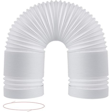 Mangueras para ventiladores, mangueras para aire acondicionado, ventilación, sistema de conductos de escape flexibles para aire acondicionado, rejillas de ventilación para mangueras de cocina portátil (1/5)