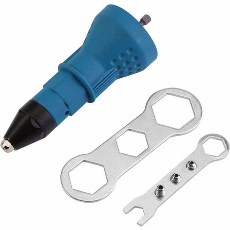 Pistolet de rivet professionnel pour perceuse sans fil Riveter Riveter Coeur électrique Pistolet Riveting Outil Riveting Riveting Sans fil de forage Adaptateur Insert Écrou