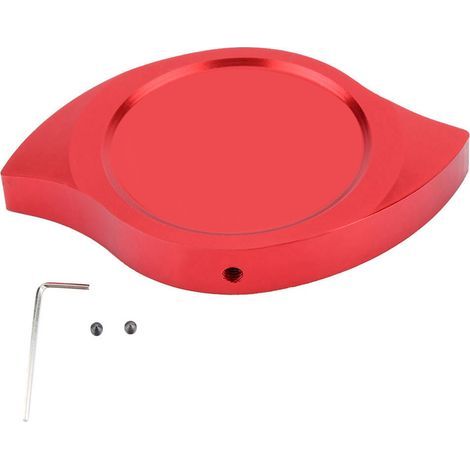 Bouchon Décoratif Aluminium Rouge Rondelle CNC pour Radiateur Couvre-Cap (1/5)