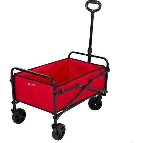 Aktive Multifunktionswagen faltbar rot 65x94x40 cm