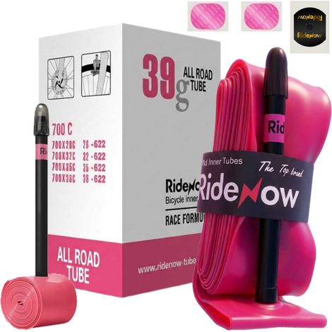 Camera d'aria in TPU RideNow 700x28/38C Presta FV65mm Ultraleggera Gravel Allroad Presta