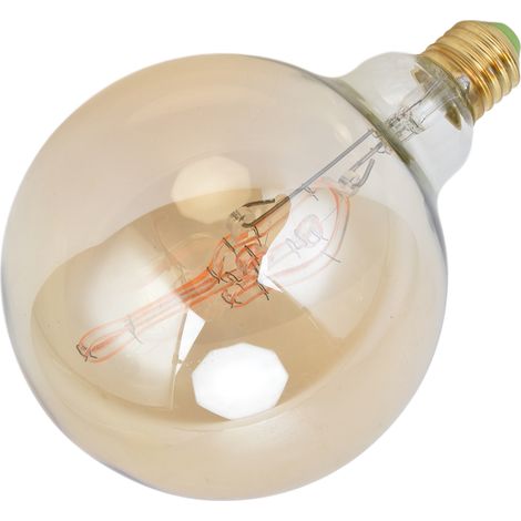 Ampoule LED E27/E26 vintage à filament G125, dimmable, en forme de guitare, pour la maison ou un café, lumière chaude, 220 V, 4 W (1/5)