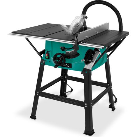 Vonroc – Scie sur table 2000W – Ø250mm avec lame 60T – Capacité de coupe 85mm à 0° – Vitesse 5000 tr/min – Support inclus - LAME 60 T ET