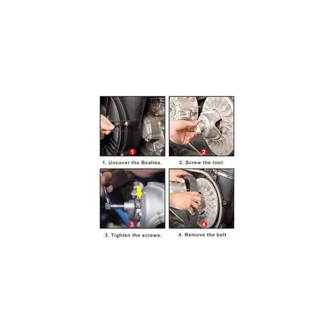 Outil de retrait de courroie compatible avec embrayage en aluminium CNC Can Am Maverick X3 20172019