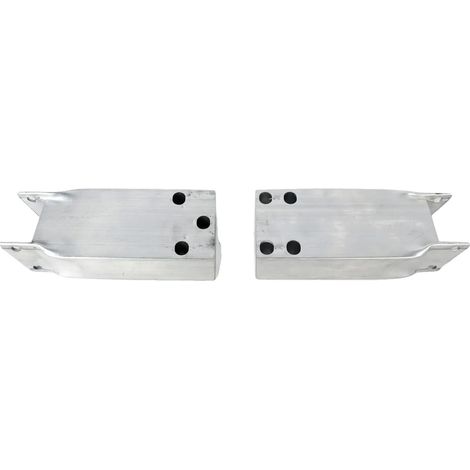 Poutre de renforcement de pare-chocs, construction en aluminium durable, installation facile, paire (1/2)
