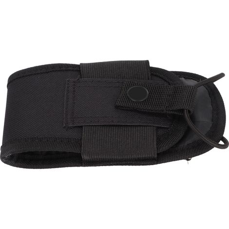 Radio portable multifonction en nylon pour randonnée, camping et sports de plein air - Noir