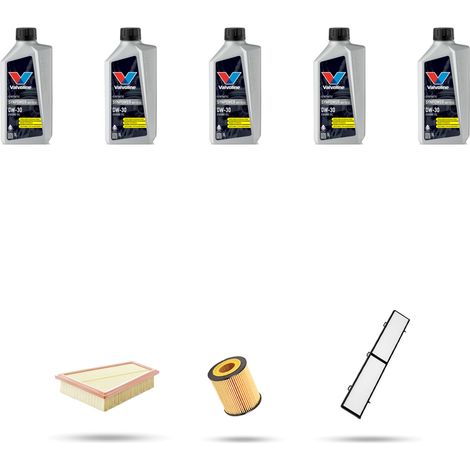 Kit tagliando 3 FILTRI e 5L OLIO compatibile con Bmw x1 (E84) 28ix 180kw dal 2011 (1/5)