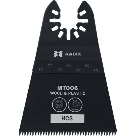 Lame multitool - Radix - HCS - 40 x 69 mm - 14 dents (1,8 mm) meulées (1/3)