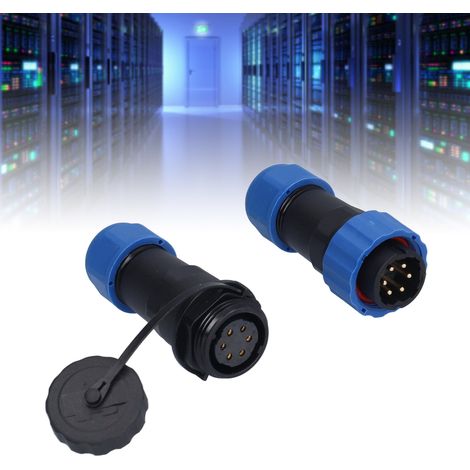 SP20 IP68 wasserdichter Luftfahrtstecker und -buchse, mit mehradrigen Lötanschlüssen (männlich und weiblich), 380 V, 6-adrig. (1/5)