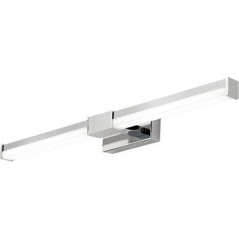 [GEBRAUCHT] B-Ware Spiegelleuchte Badlampe Argo LED Spiegellicht Hochvolt Chrom Weiß 35,5 cm Lampe (1/2)