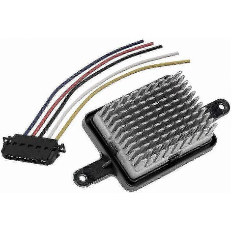 Résistance de moteur de ventilation de chauffage avec faisceau de câbles pour Citroën DS5 3008 5008 SZRH Argent Noir 6441CQ (1/4)