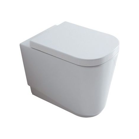 Water MEG11 filomuro scarico traslato cm. 55x35 bianco lucido di (1/2)