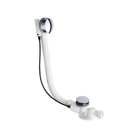 Vidage automatique pour baignoire avec siphon orientable 100 cm CHROME - CRISTINA ONDYNA VB41951 (1/2)