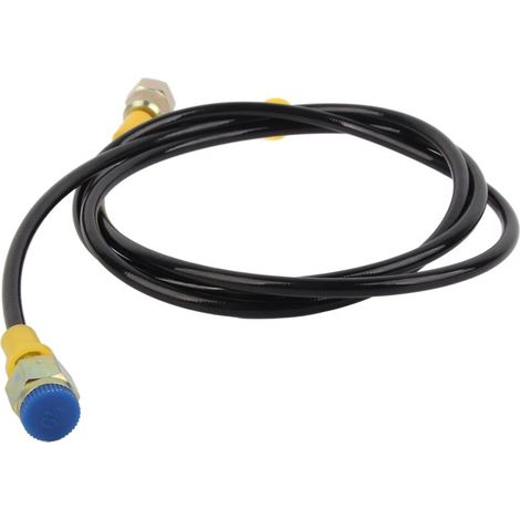 Tuyau d’essai hydraulique 1,5 m – Raccord M16 × 2 – 1/4″ BSP – Pression max. 630 bars – DN2 – Pour tests de pression professionnels (1/5)