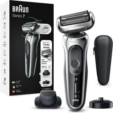 Afeitadora Braun Series 7 71-S4200cs/ con Batería/ 3 Accesorios