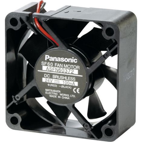Panasonic ASFN64371 Axiallüfter 12 V/DC 26.4 m³/h (L x B x H) 60 x 60 x 25 mm