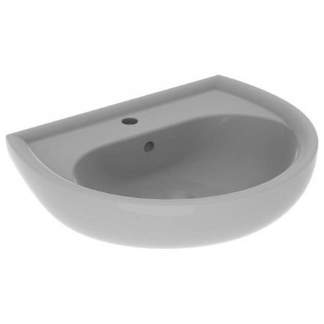 Lavabo Geberit RENOVA 600x490mm avec trou pour robinet avec trop-plein Manhattan