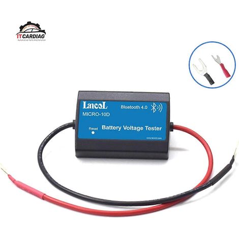Testeur de tension automobile Micro10D : affichage direct de la tension, voltmètre numérique, testeur de tension pour moteur de voiture. (1/5)