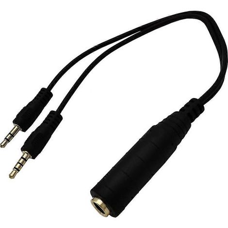 Adaptateur Jack 6.35mm vers 3.5mm, Câble de Conversion Stéréo 1/4 pouce pour Casque Audio (1/5)