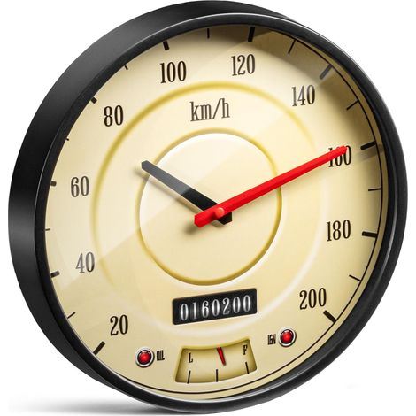 Orologio da parete per guidatore con tachimetro retrò (1/5)