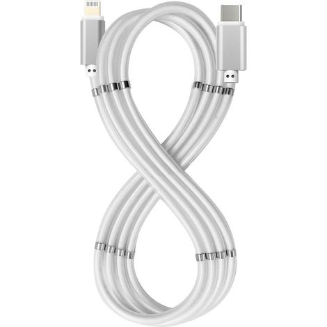 CELLY USBC MAGNETIC TO Lightning Kabel Weiß
