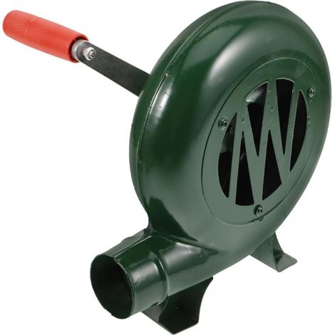 Ventilateur manuel pour churrasco, souffleur à manivelle portable de 50 mm pour usage extérieur (1/5)