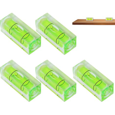 5 pièces 15 × 15 × 40 mm mini niveau à bulle carré, niveau à bulle libellule, petit niveau à bulle, mini niveau d'équilibre, petit niveau à bulle, libellule pour camping, images stationnaires sont (1/5)